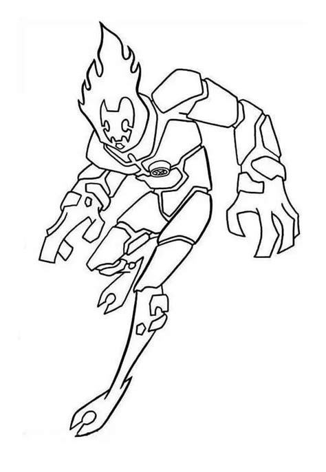 Ben 10 Armodrillo Coloring Pages