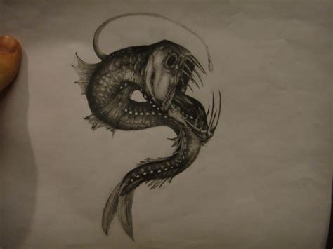 Viperfish drawing by sappet on DeviantArt