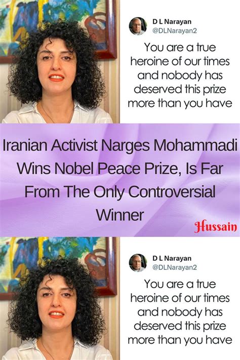 Iranian activist narges mohammadi wins nobel peace prize is far from ...