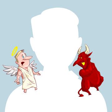 Angel And Devil On Shoulder Images – Browse 285 Stock Photos, Vectors ...