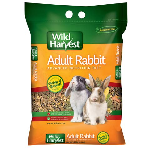 Wild Harvest Advanced Nutrition Adult Rabbit 14 Pounds, Complete and Balanced Diet - Walmart.com