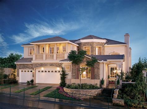 2 Story Homes with Balconies | ... home design features an impressive front balcony and 3-car ...