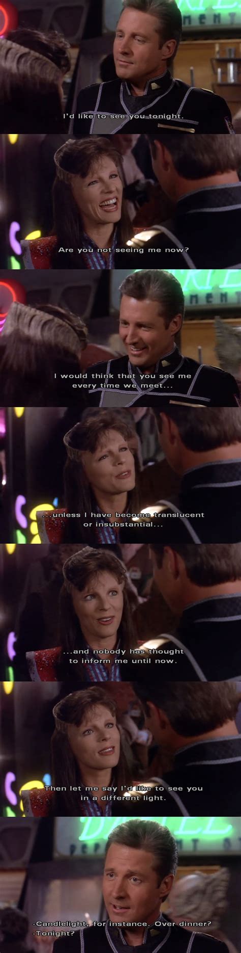 one of my favorite Delenn/Sheridan moments. Babylon 5 rewatch 3x12 ...