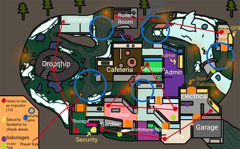 Among Us Map Layout With Tasks