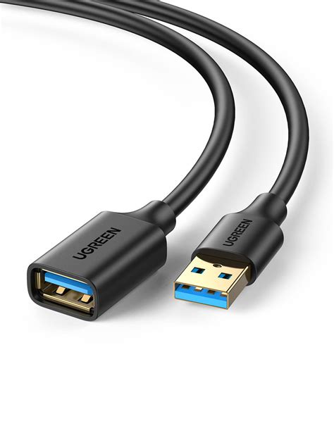 Buy UGREEN USB Extender, USB 3.0 Extension Cable Male to Female USB Cable High-Speed Data ...