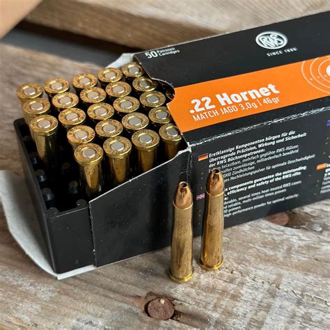 22 Hornet 46gr Match Hollow Point (RWS) – Ammo Direct