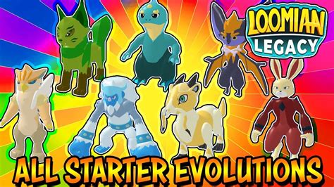 All Starter Evolutions in Loomian Legacy (Roblox) - Moves, Stats ...