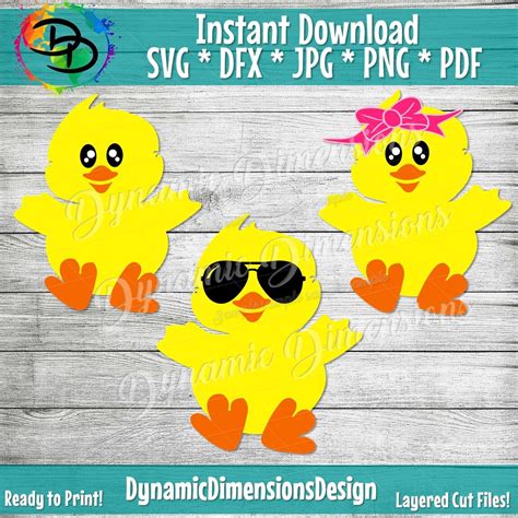 Baby Chicken Svg Eps Dxf Png Easter Chick SVG Chick SVG Clip Art Art & Collectibles jan-takayama.com