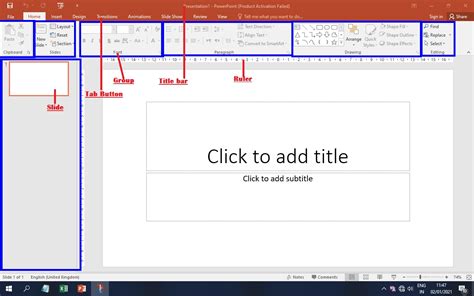 PowerPoint में Home tab के प्रत्येक कमांड का प्रयोग क्यों और कैसे करते हैं.