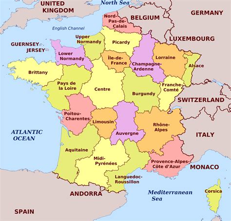 Locate France In World Political Map : World War 1 Maps - Geographx ...