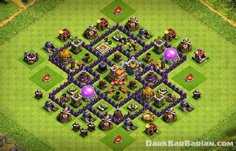 New Best TH7 Hybrid/Trophy [Defense] Base Layout 2019 !! Town Hall 7 Hybrid Base Design - Clash ...