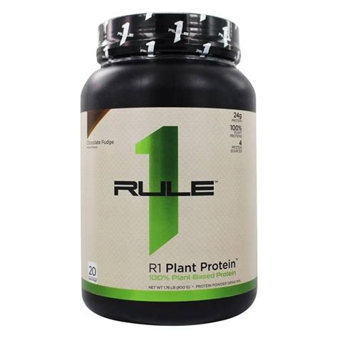 Rule One Proteins - R1 100% Plant-Based Protein Powder 20 Servings ...