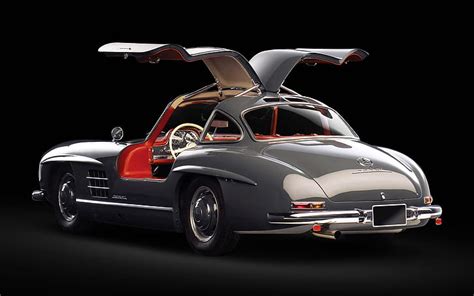 HD wallpaper: Mercedes 300SL 1954, gray mercedes-benz 300sl gullwing ...