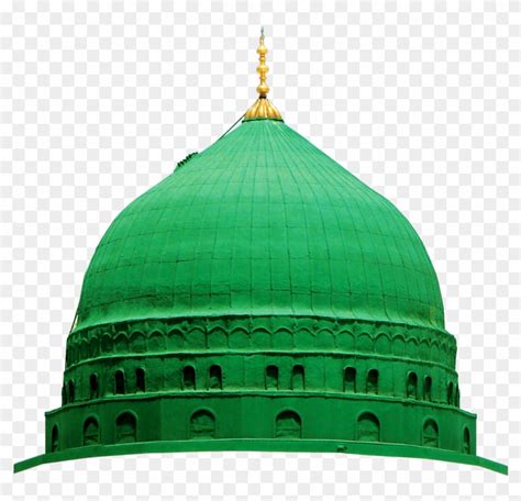 Nabawi Mosque Png - Green Dome Hd Masjid E Nabawi, Transparent Png ...