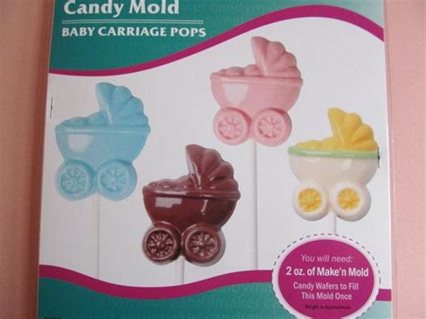 Candy Mold Baby Carriages for Candy Pops Great for Baby Showers Can Use With Any Candy Mel ...