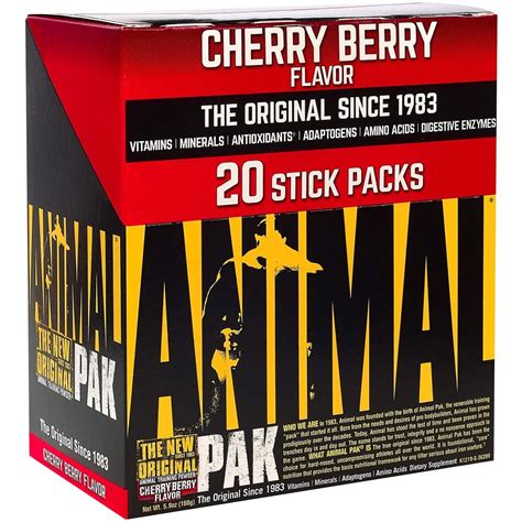 Universal Nutrition Animal Pak Stick Dietary Supplement - 20-Pack ...