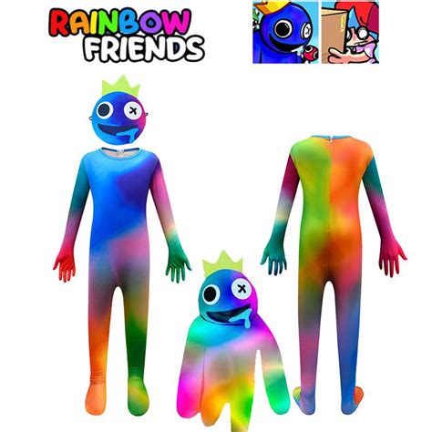 Roblox Rainbow Friends Cosplay Costume Kids Jumpsuit Halloween Fancy Dress Party | Shopee ...