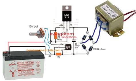 12 Volt Battery Charger Circuit Diagram Pdf