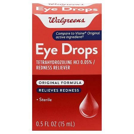 Walgreens Eye Drops Original Formula | Eye drops, Dry eyes relief ...