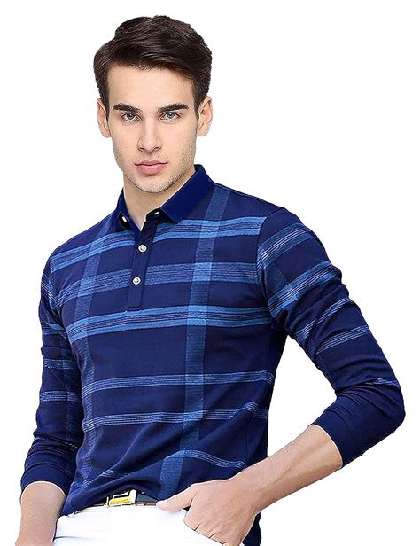 Navy Blue Color Regular Fit Men's Poly Cotton Tshirt – Best Price With Best Deal in Your City