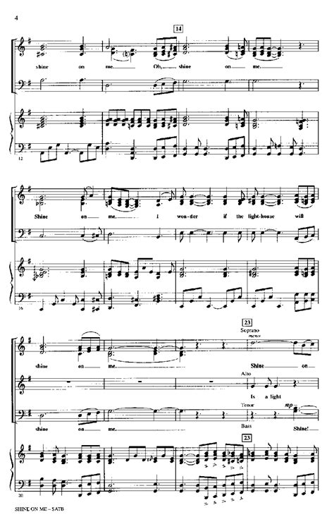 Shine on Me (SATB ) arr. Rollo Dilworth| J.W. Pepper Sheet Music