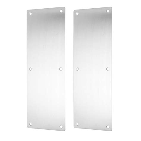 Door Push Plate Kick Plate Interior Or Exterior Door Protection Stainless Steel - Walmart.com