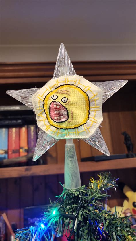 Made myself a lovely Rick & Morty Christmas tree star : r/adultswim