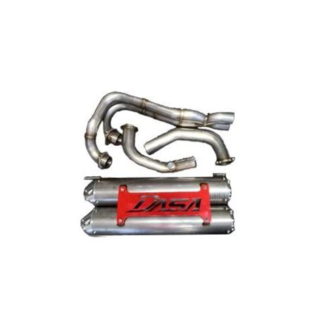 Dasa Exhaust Dual Complete System Stealth Edition Polaris Rzr Xp 900