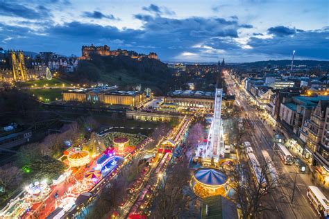 Edinburgh-Scotland-View-of-Edinburgh-Castle-and-Christmas-Market-from-the-Scott-Monument-02 ...