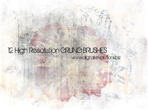 Digital Revolutions » Free Grunge Photoshop Brushes