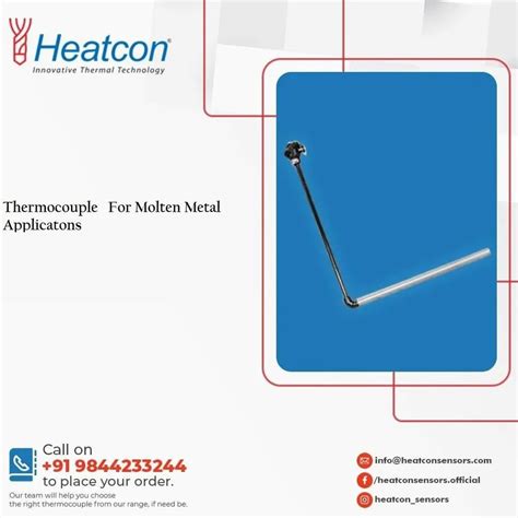 Thermocouple for Molten Metal Applications at Rs 2000 | RTD ...