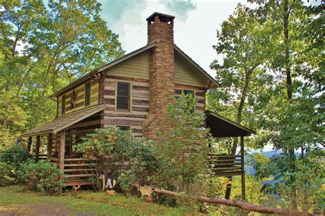 Classic Stonebridge antique log cabin with long-range mountain views ...