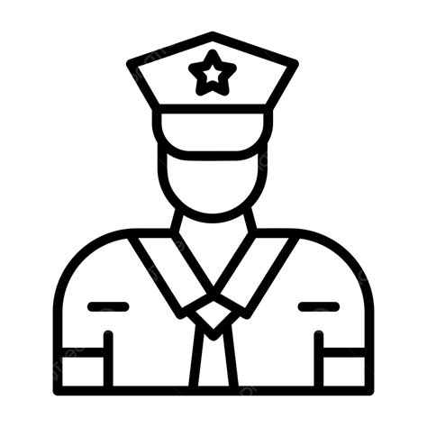 Security Guard Line Icon Vector, Security Guard Icon, Anti Virus, Guard PNG and Vector with ...