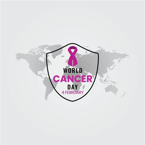 World CANCER day poster design vector illustration 15628462 Vector Art ...