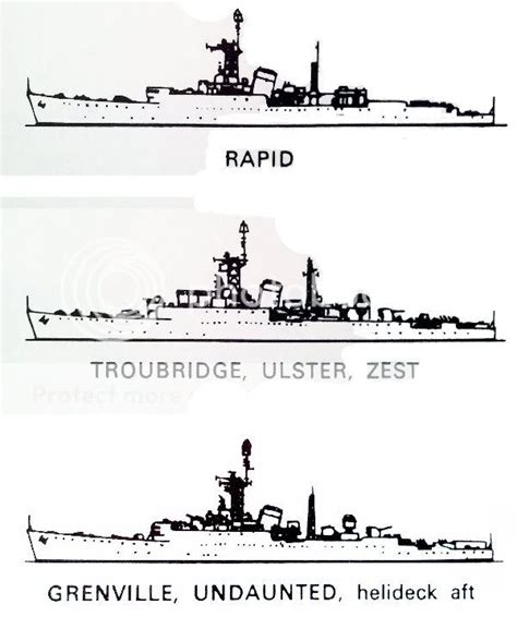 Type15 Fast A/S Frigate HMS Troubridge [1957]