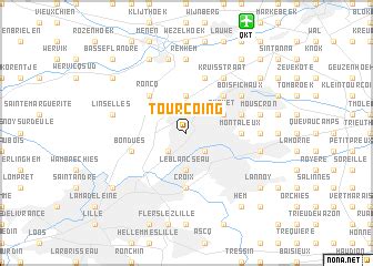 Tourcoing (France) map - nona.net