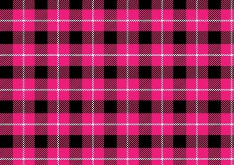 Premium Vector | Back pink plaid fabric pattern