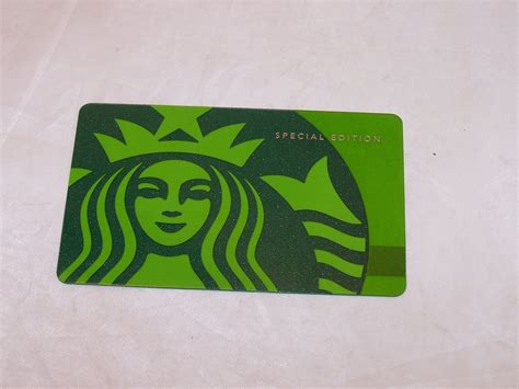 Starbucks Gift Card Special Edition Green, ZERO Balance