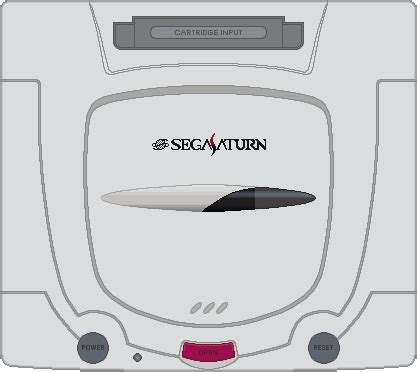 Sega Saturn [White] by BLUEamnesiac on DeviantArt