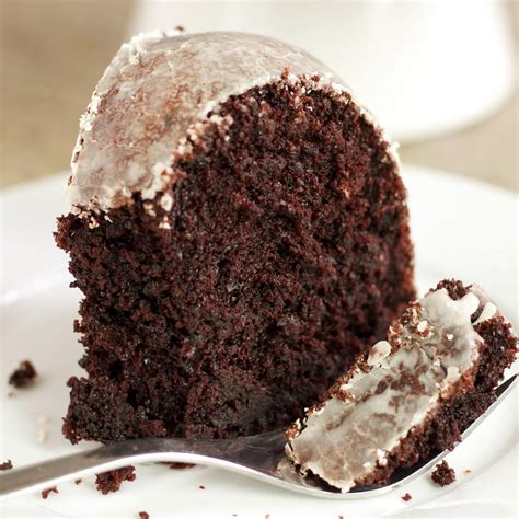 Glazed Chocolate Donut Bundt Cake {Easy Dessert Recipe} - The Busy Baker