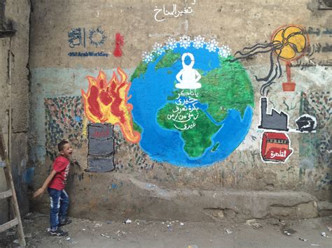 Climate Graffiti Workshop in Cairo - 350