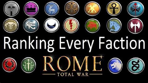 Ranking EVERY Rome Total War Faction - YouTube