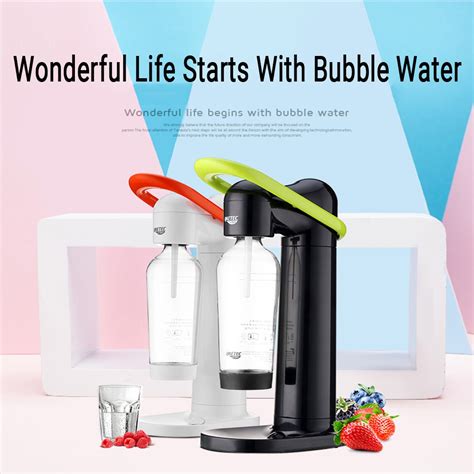 IMETEC Sparkling Water Maker, Soda Drink Carbonated Water Machine for ...