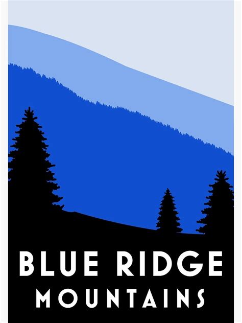 "Blue Ridge Mountains" Poster by jeffhansen | Redbubble