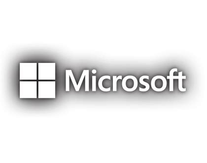 White Microsoft Logo - LogoDix