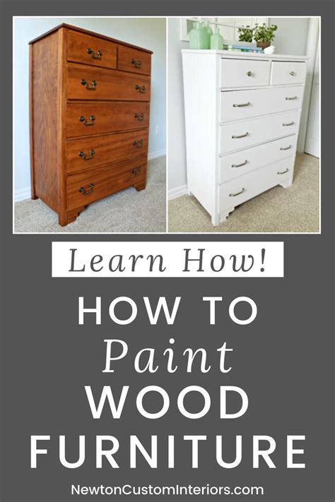 How To Paint Wood Furniture | Painting wood furniture, Wood bedroom ...