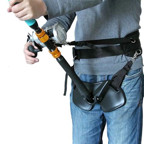 Big Fish Sea Fishing Fighting Belt Rod Holder Tackles Adjustable Belt Waist Rod Holder-in ...