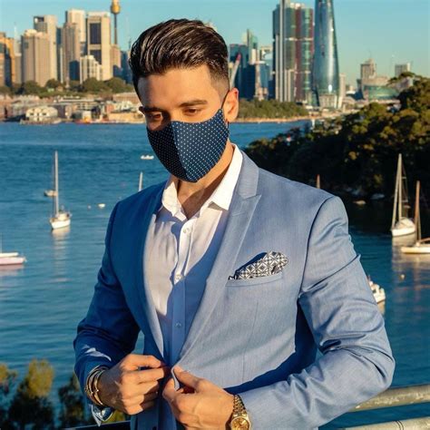 Formal Mask Look Ideas for Men | Mask Design for Men | Stylish mask ...