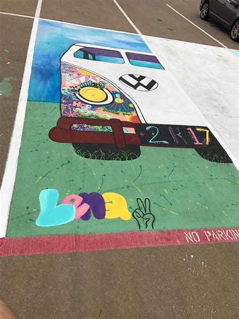 cool painted parking spots - Florinda Diggs