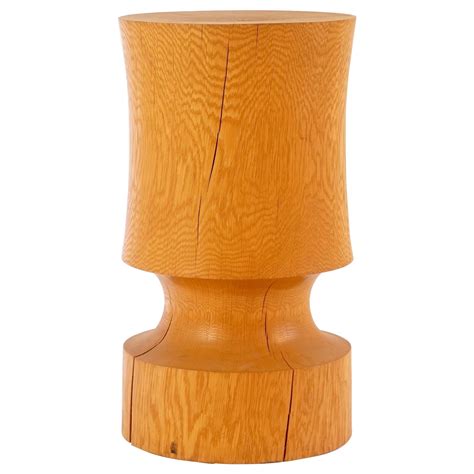 Turned Wooden Pedestal Table #2 in Ash For Sale at 1stDibs | turned wood pedestal